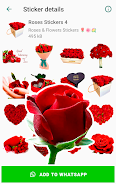 Roses Stickers for WhatsApp Screenshot 0