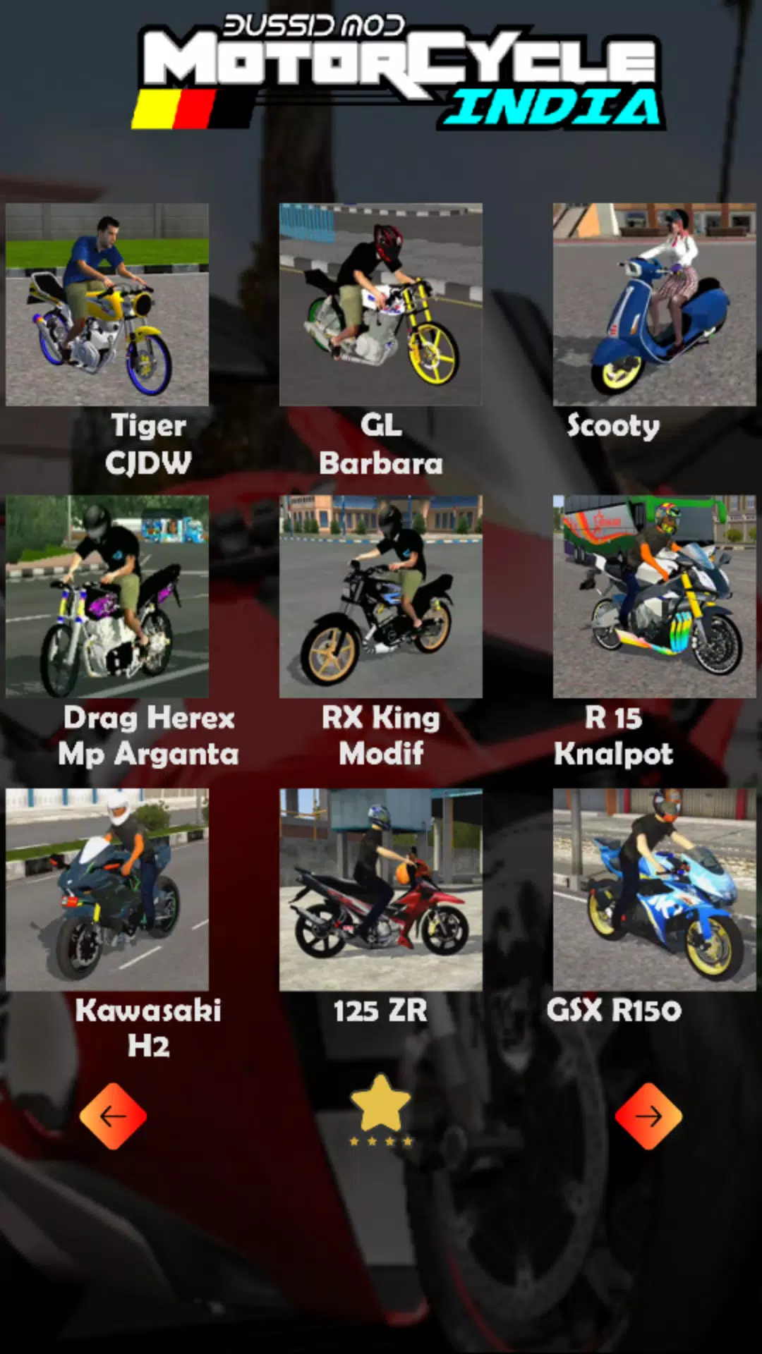 Bussid Mod Motorcycle India Captura de pantalla 3