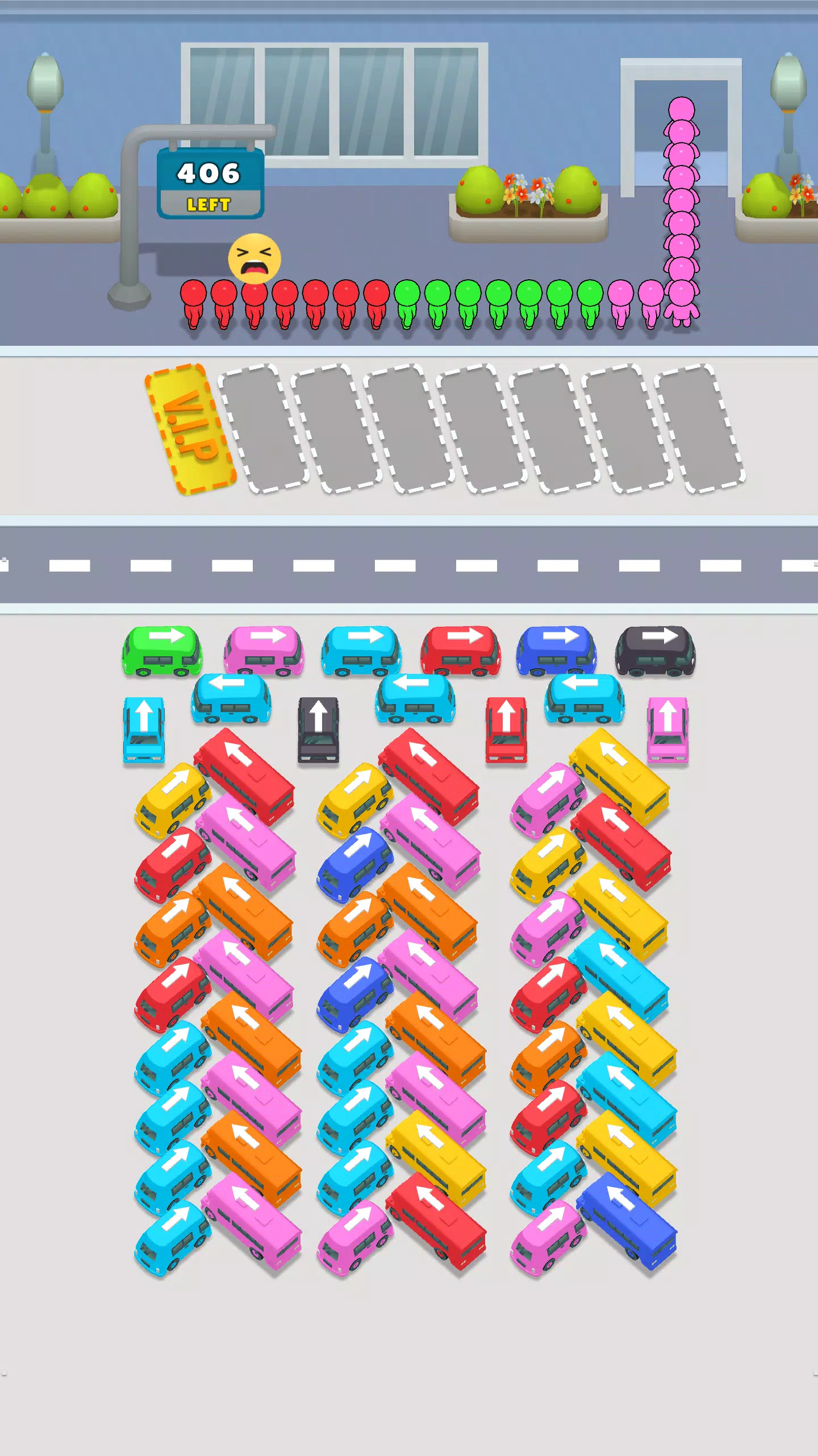 Schermata Bus Match Puzzle: Bus Shuffle 1