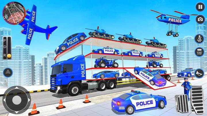 US Police Car Transport Career Ảnh chụp màn hình 2