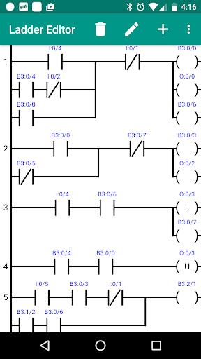 PLC Ladder Simulator Скриншот 0