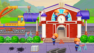 Truck wash train builder game 螢幕截圖 2