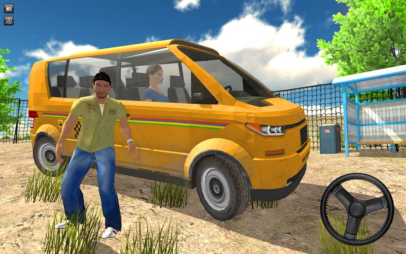 Offroad Mountain Car Simulator: Taxi Driving 2021 स्क्रीनशॉट 1