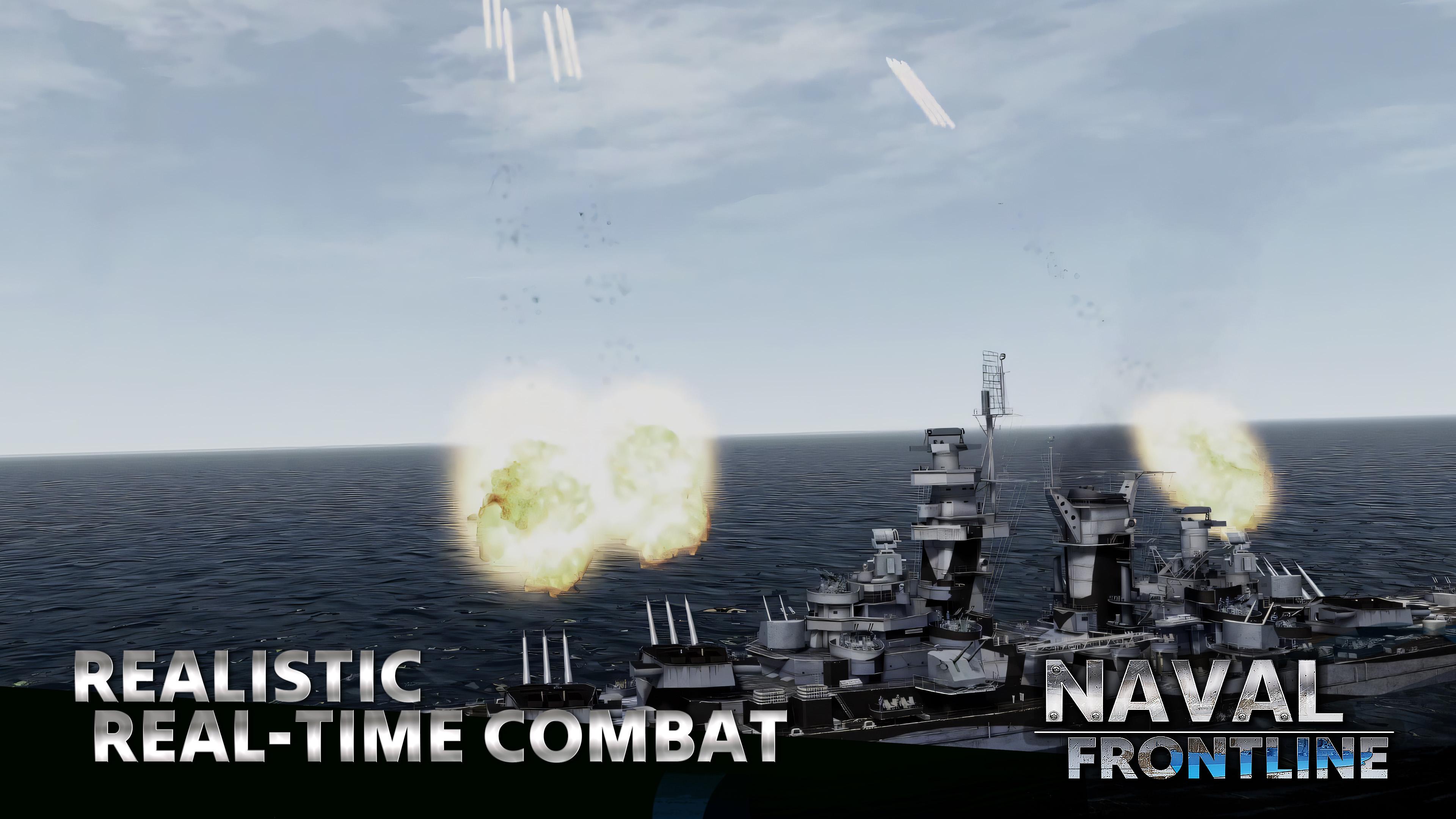 Naval Frontline: Warships WW2 스크린샷 2