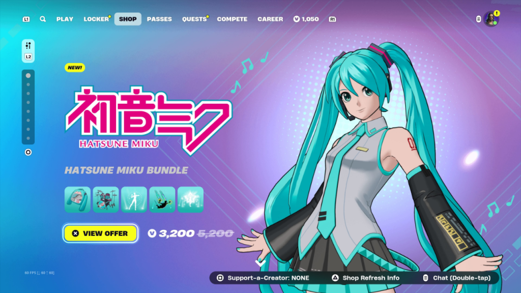 Hatsune Miku Outfit and Accessories