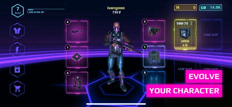 CyberHero: Cyberpunk PvP TPS应用截图第1张