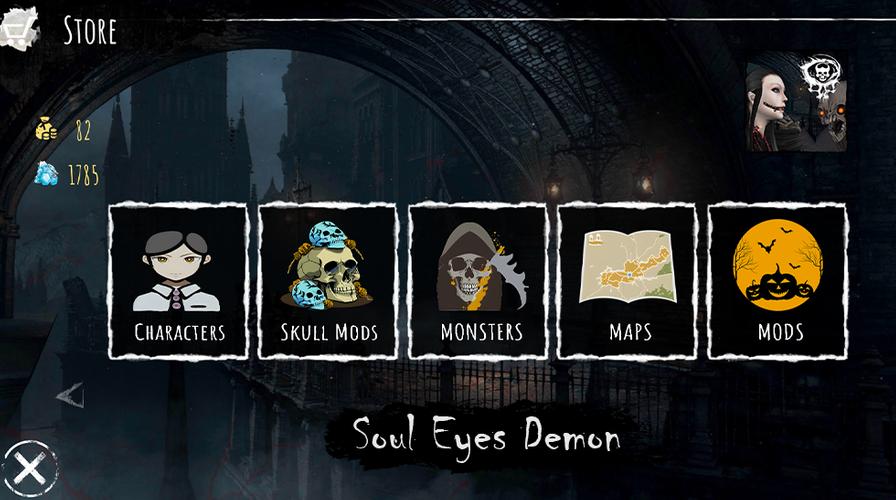 Soul Eyes Demon: Horror Skulls 스크린샷 1