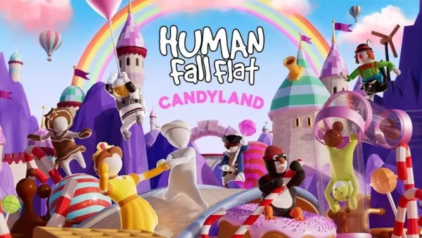 Candyland: Novo nível revelado no celular Human Fall Flat