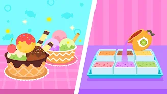 DuDu Dessert Shop DIY Games 스크린샷 1