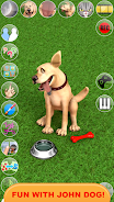 Talking John Dog: Funny Dog Captura de pantalla 0