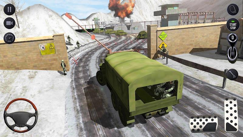 Army Delivery Truck Games 3D Screenshot 3