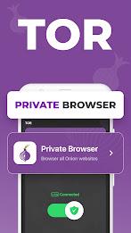 Private Onion Browser + VPN Ekran Görüntüsü 1