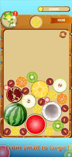 Fruit Merge - Addictive game. 스크린샷 0