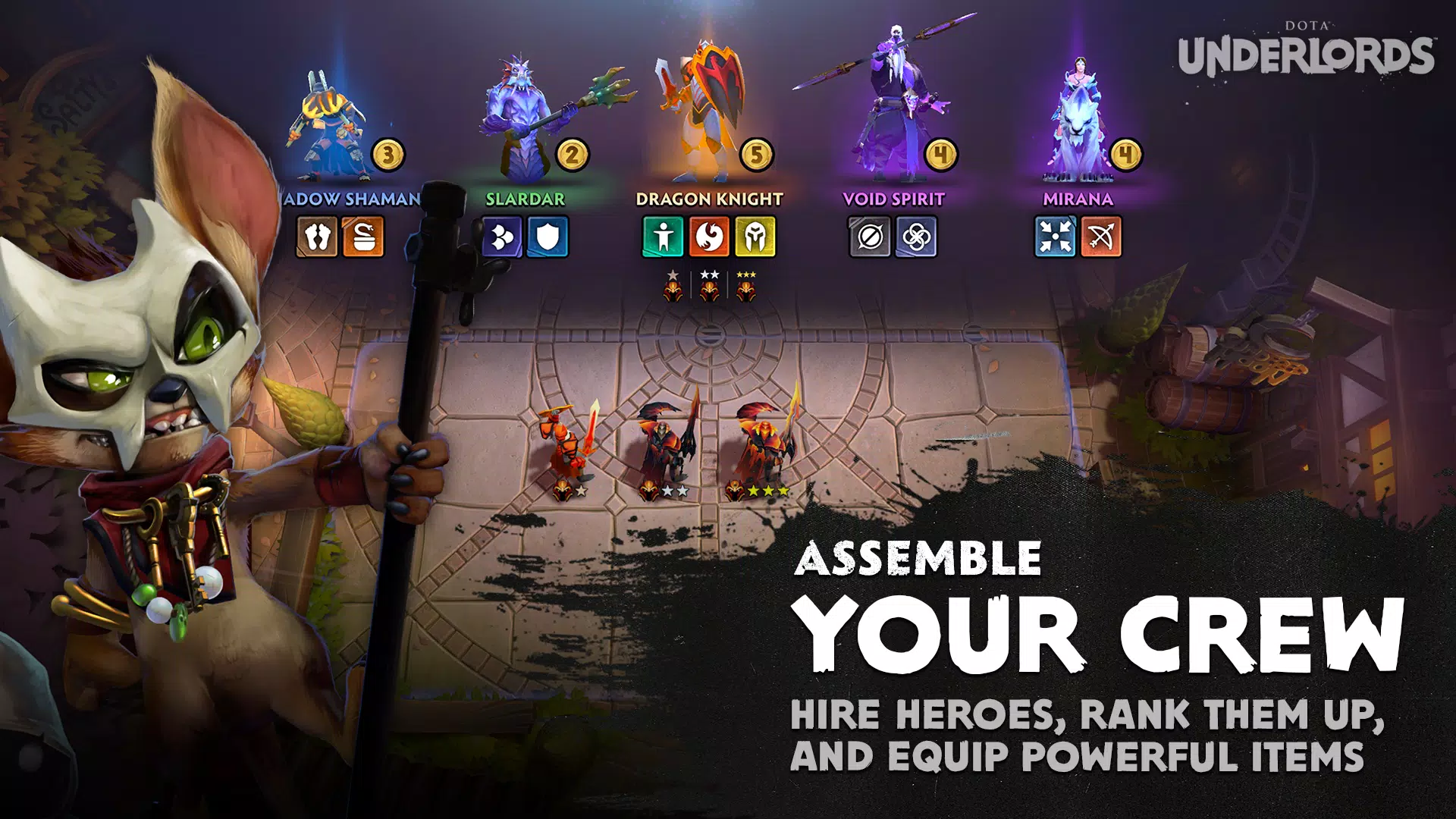 Dota Underlords 螢幕截圖 1