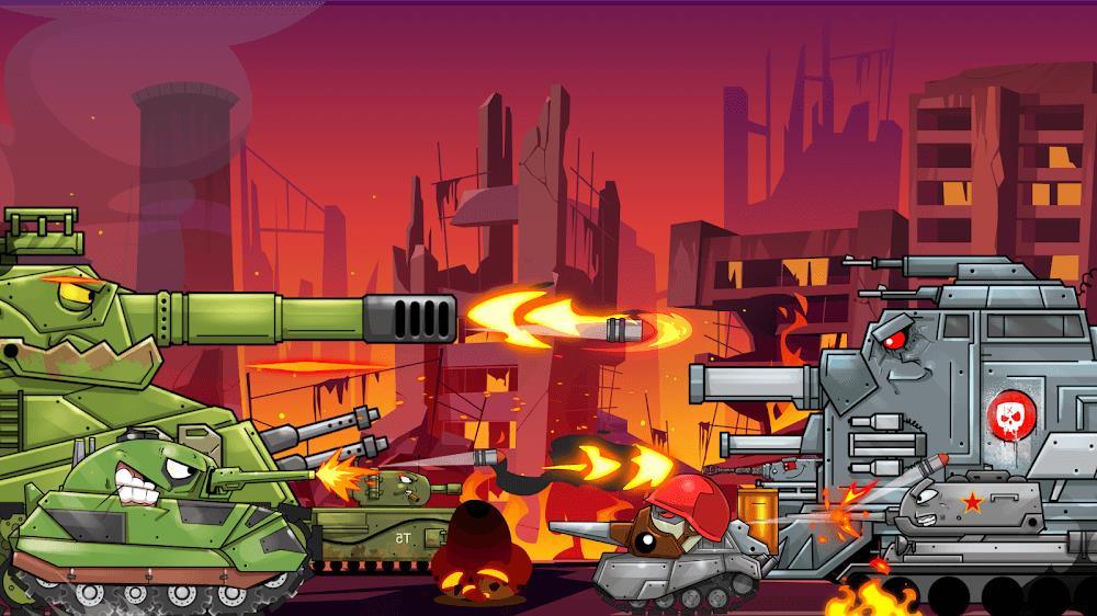 Merge Tanks: Combat war Stars Screenshot 1