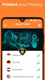 Pulpy VPN Unlimited VPN Proxy スクリーンショット 3