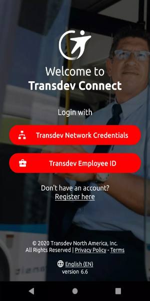 Transdev Connect ဖန်သားပြင်ဓာတ်ပုံ 1