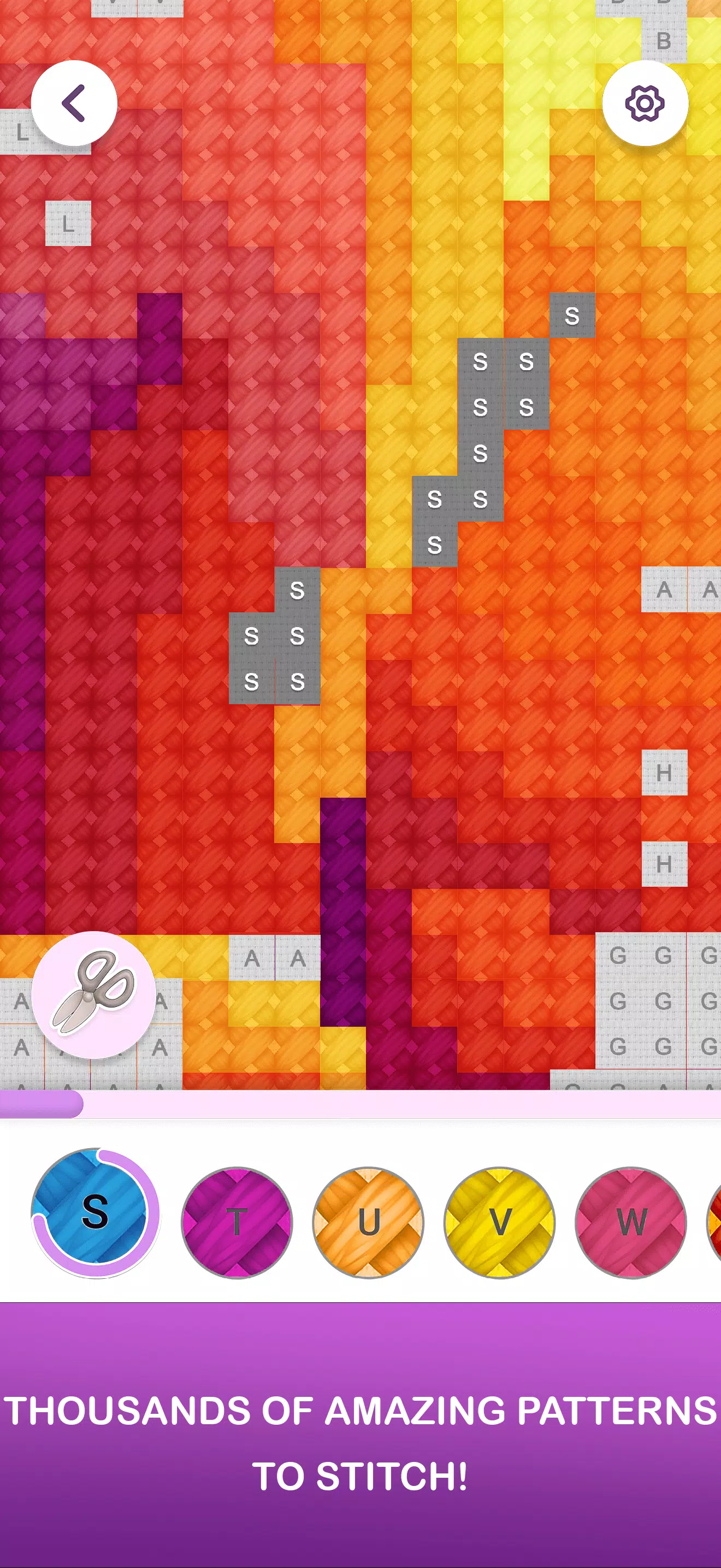 Cross Stitch: Relax & Color Screenshot 1