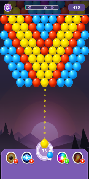 Bubble Shooter Rainbow Ảnh chụp màn hình 1