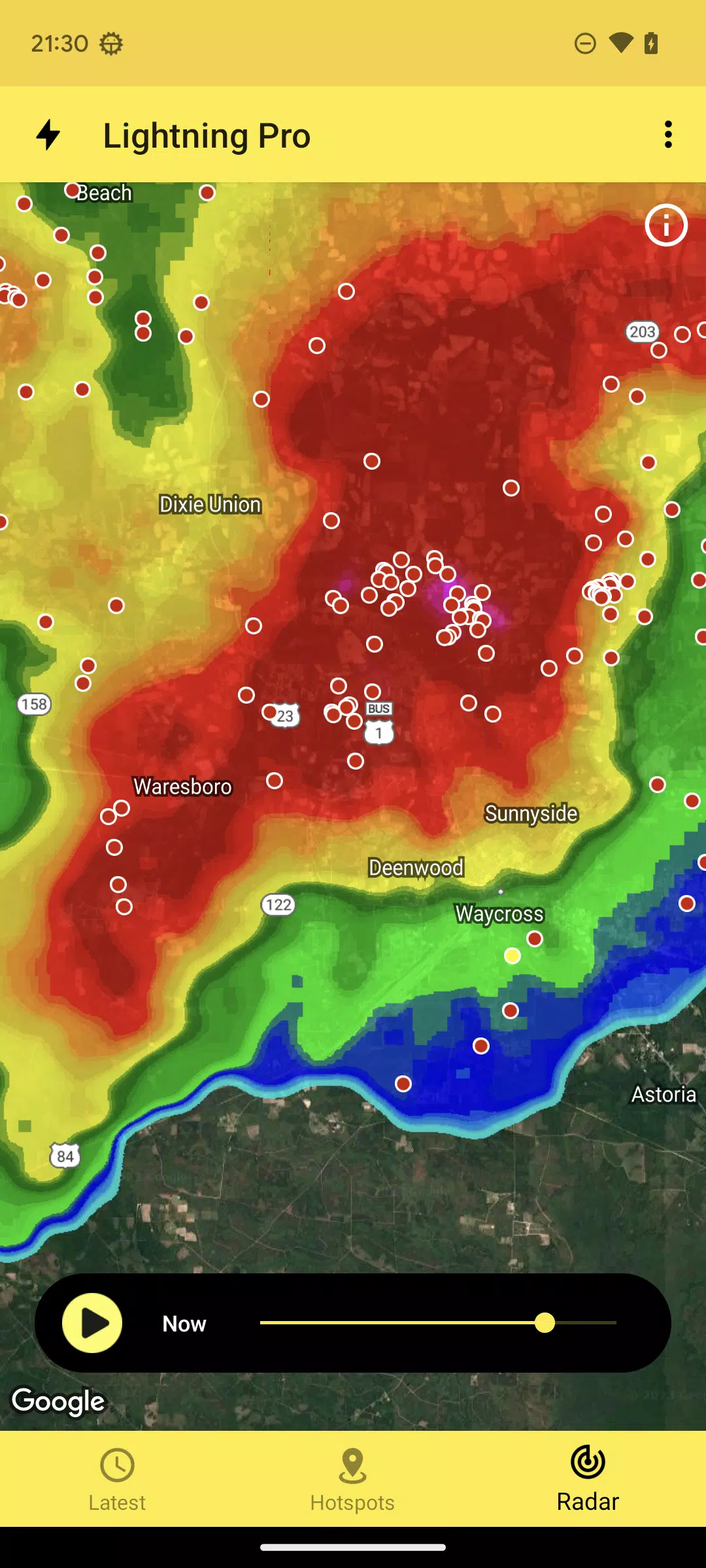 My Lightning Tracker Скриншот 1