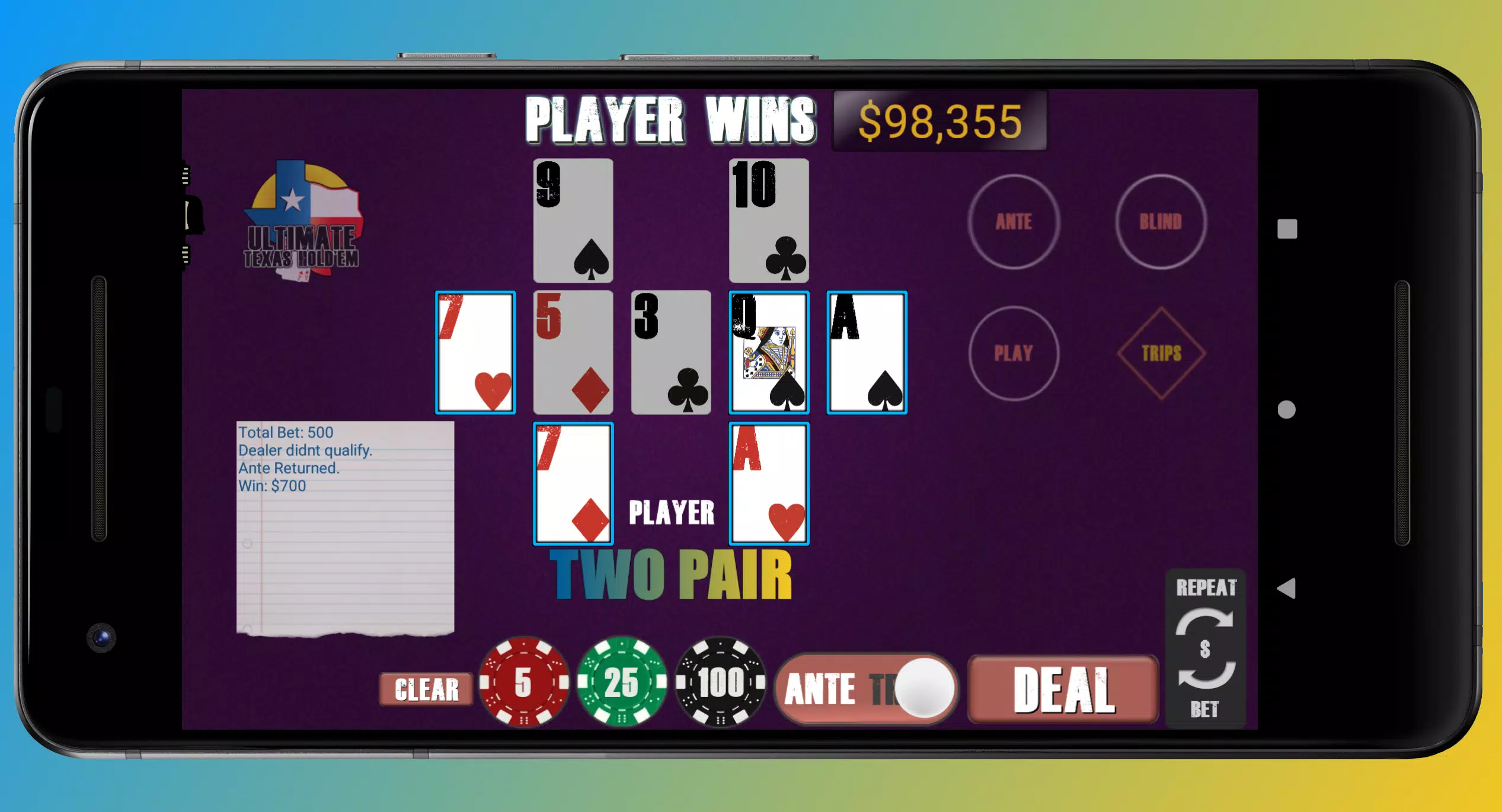 Texas Ultimate Holdem Screenshot 1