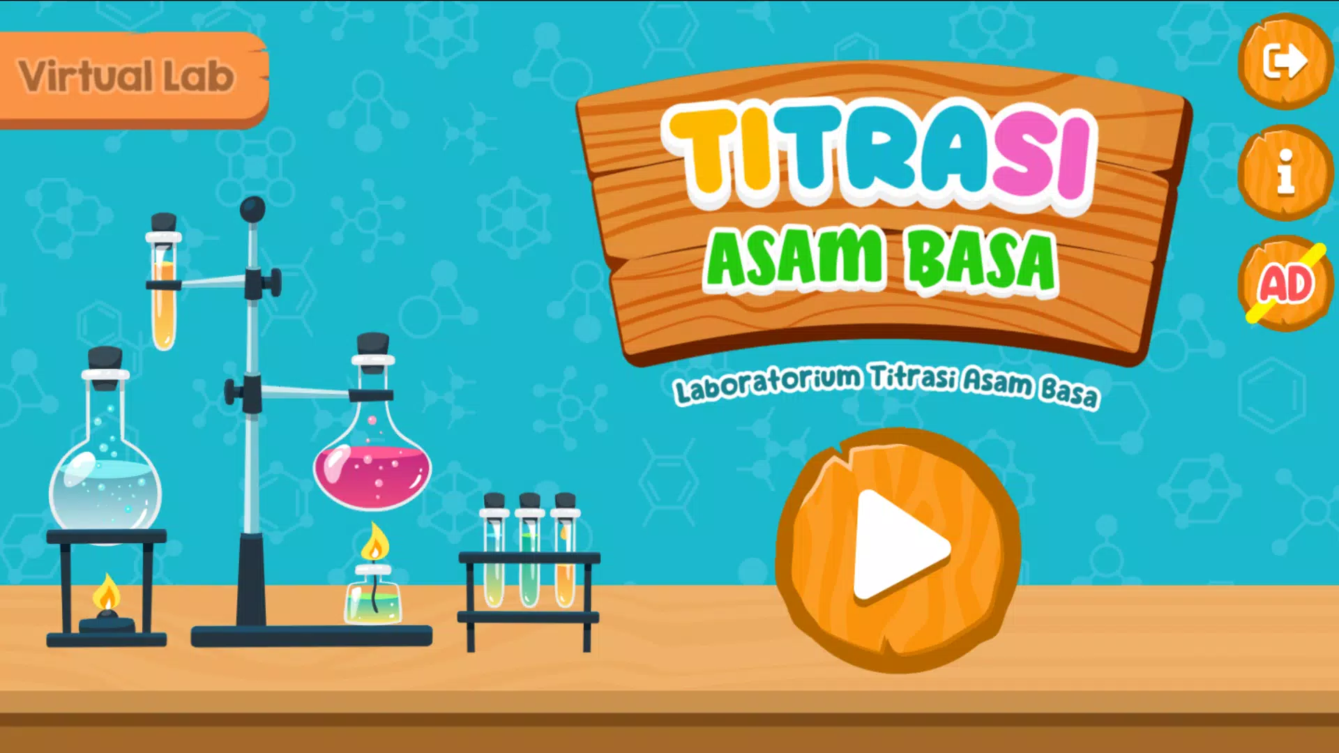 Virtual Lab Titrasi Asam Basa Captura de tela 0