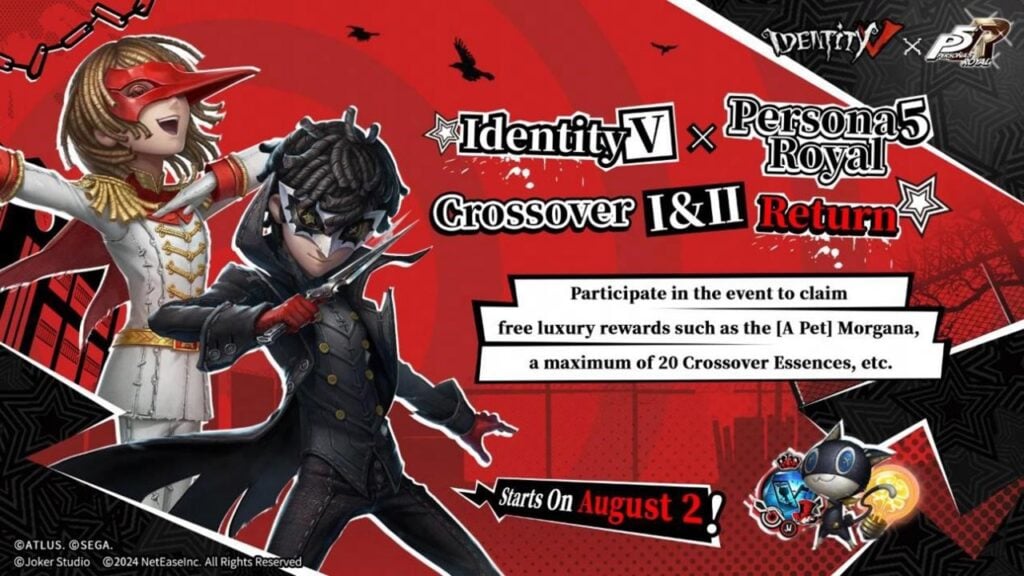 Кроссовер-ивент Persona 5 стартовал в Identity V