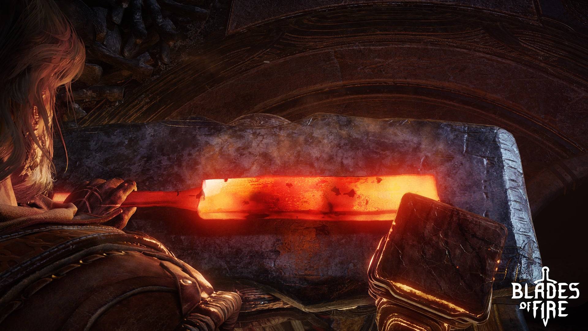 Character facing off against armored enemy