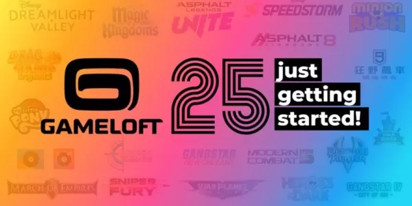 Gameloft segna il 25 ° anniversario con regali di gioco