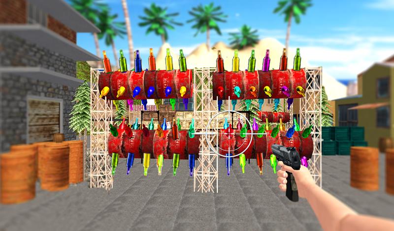 FPS Gun: Bottle Shooting Game Скриншот 3