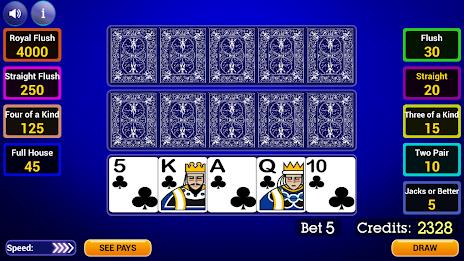 Video Poker: Multi Hand 螢幕截圖 2