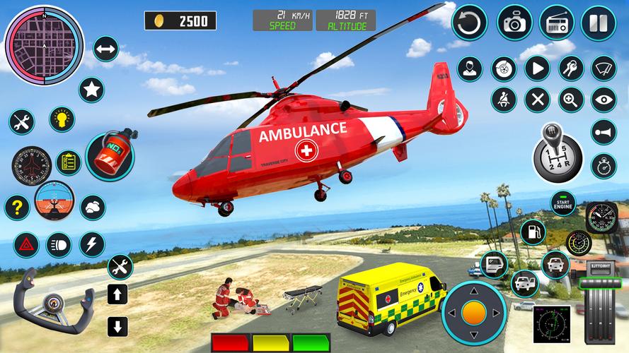 Heli Ambulance Simulator Game应用截图第1张