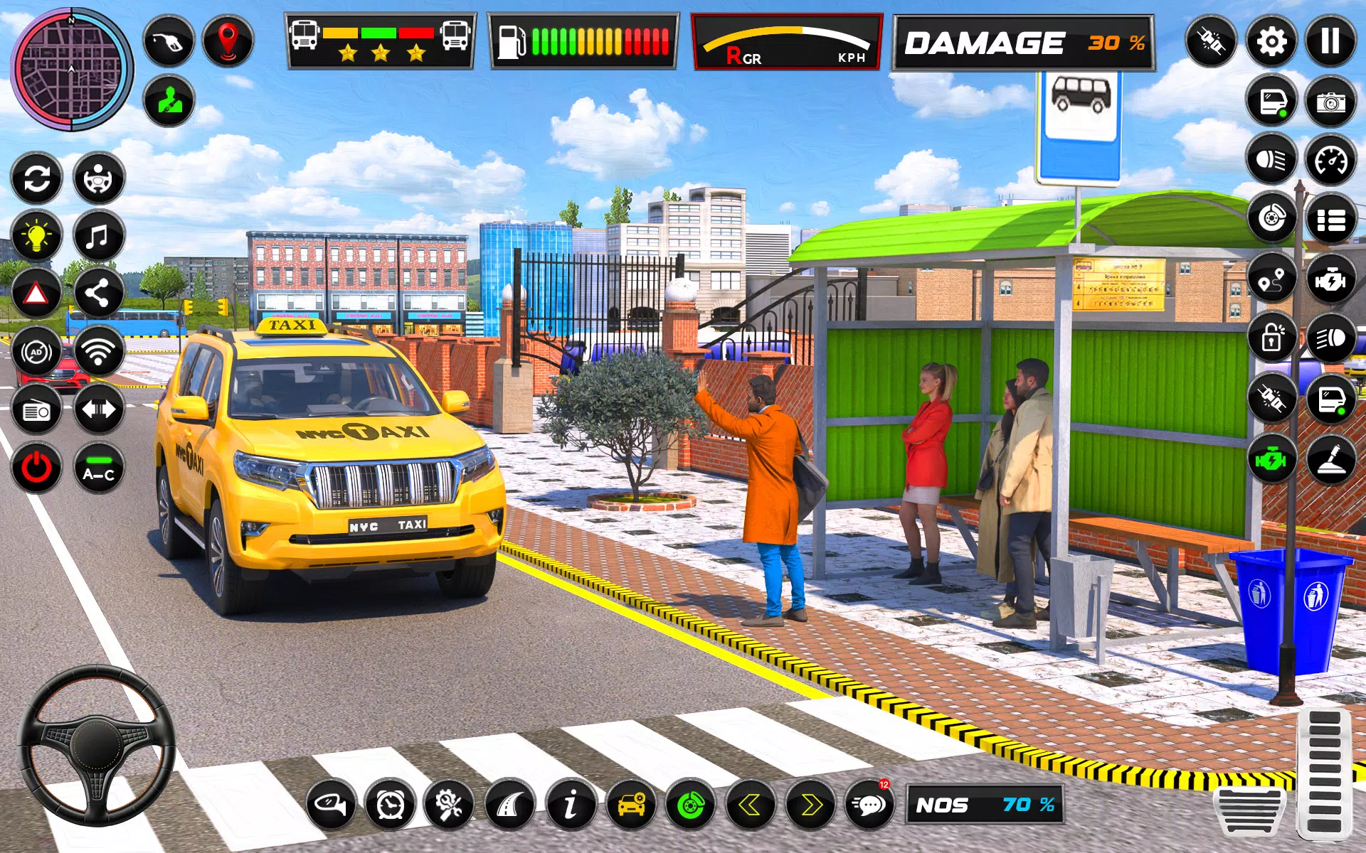 Taxi Simulator USA: City Drive Ekran Görüntüsü 1