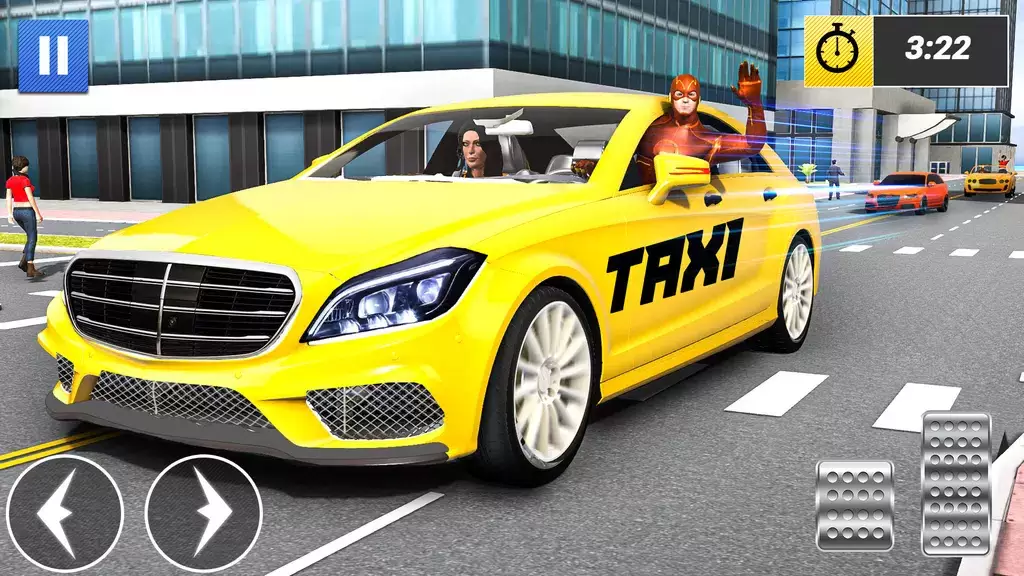 Superhero Car Games Taxi Games Screenshot 0