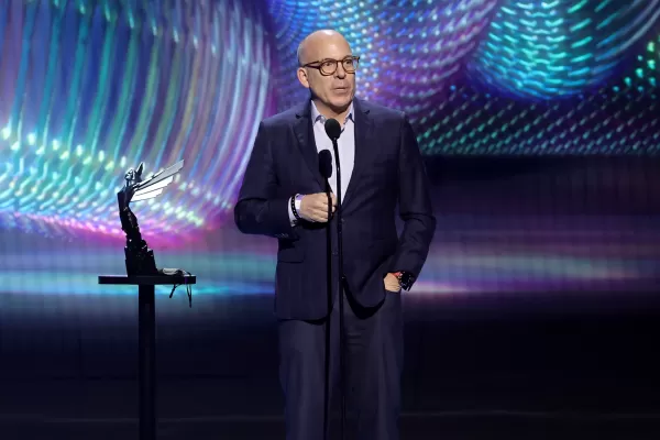 Nintendo of America ประธานาธิบดี Doug Bowser เตรียมการเปิดตัว Switch 2 ภาพถ่ายโดย Kevin Winter/Getty Images