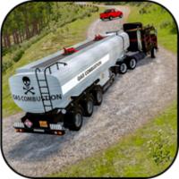 Oil Tanker Truck Driving