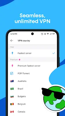 Aloha Browser + Private VPN Screenshot 1