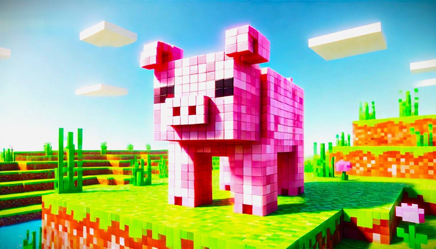 Babi comel di Minecraft: Membongkar kepentingan babi merah jambu