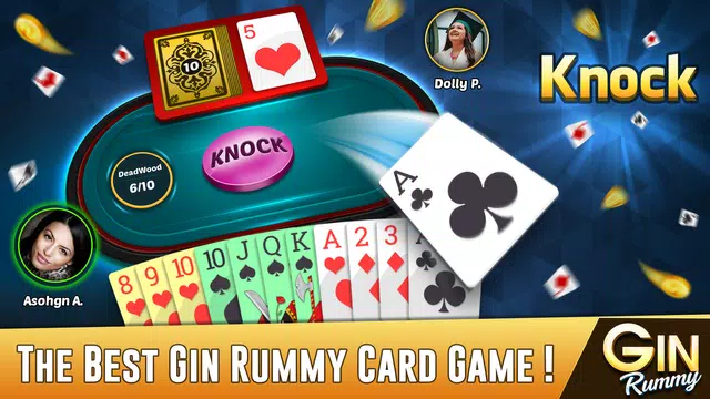 Gin Rummy Offline Card Game Ảnh chụp màn hình 0