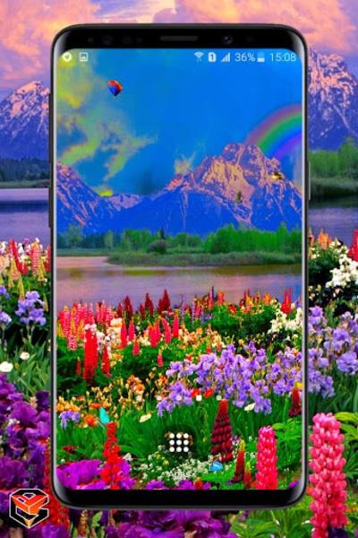 Valley of Flowers live wallpaper Screenshot 1