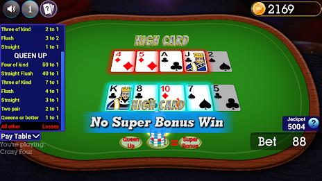 Crazy Four Poker Screenshot 3