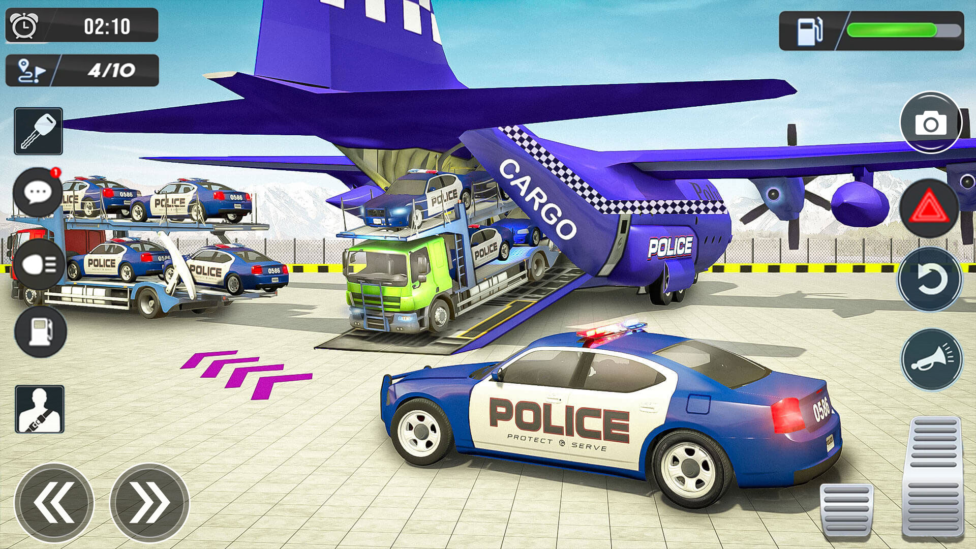 Police Games: Truck Transport Скриншот 0