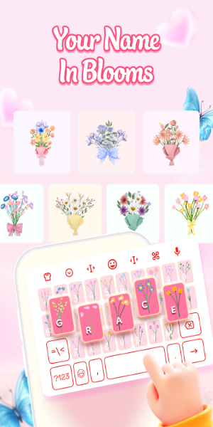 Blom: Flower Language Keyboard Screenshot 0