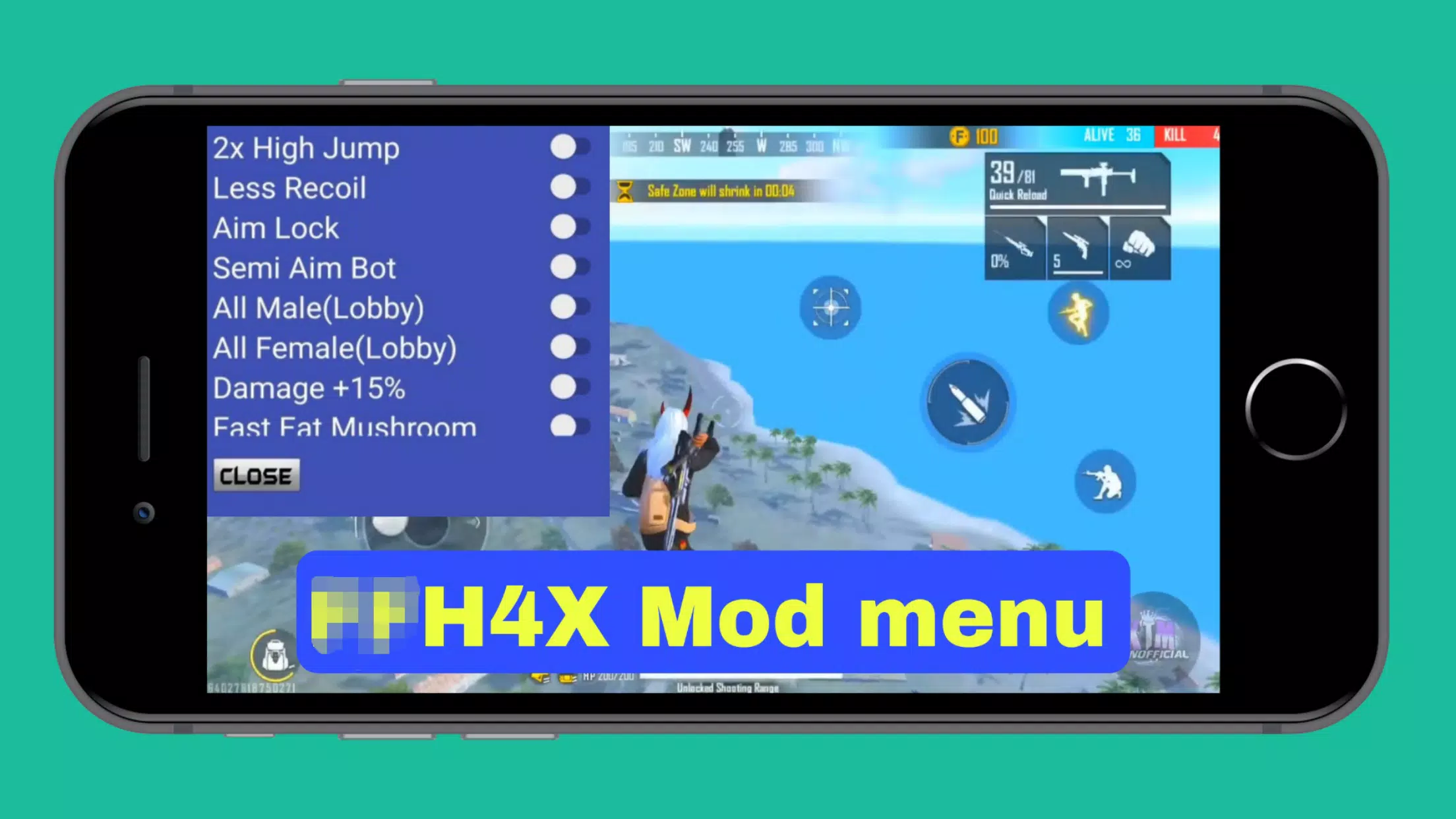 Fire Mod Menu Ảnh chụp màn hình 1