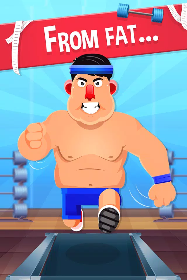 Fat No More: Sports Gym Game! 螢幕截圖 0