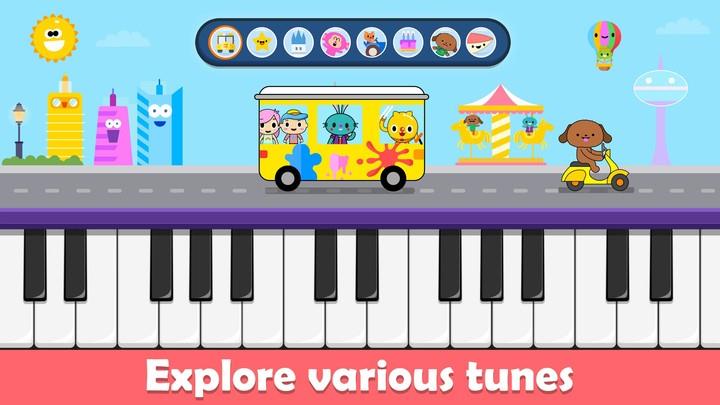 Baby Piano Kids Music Games Ekran Görüntüsü 0