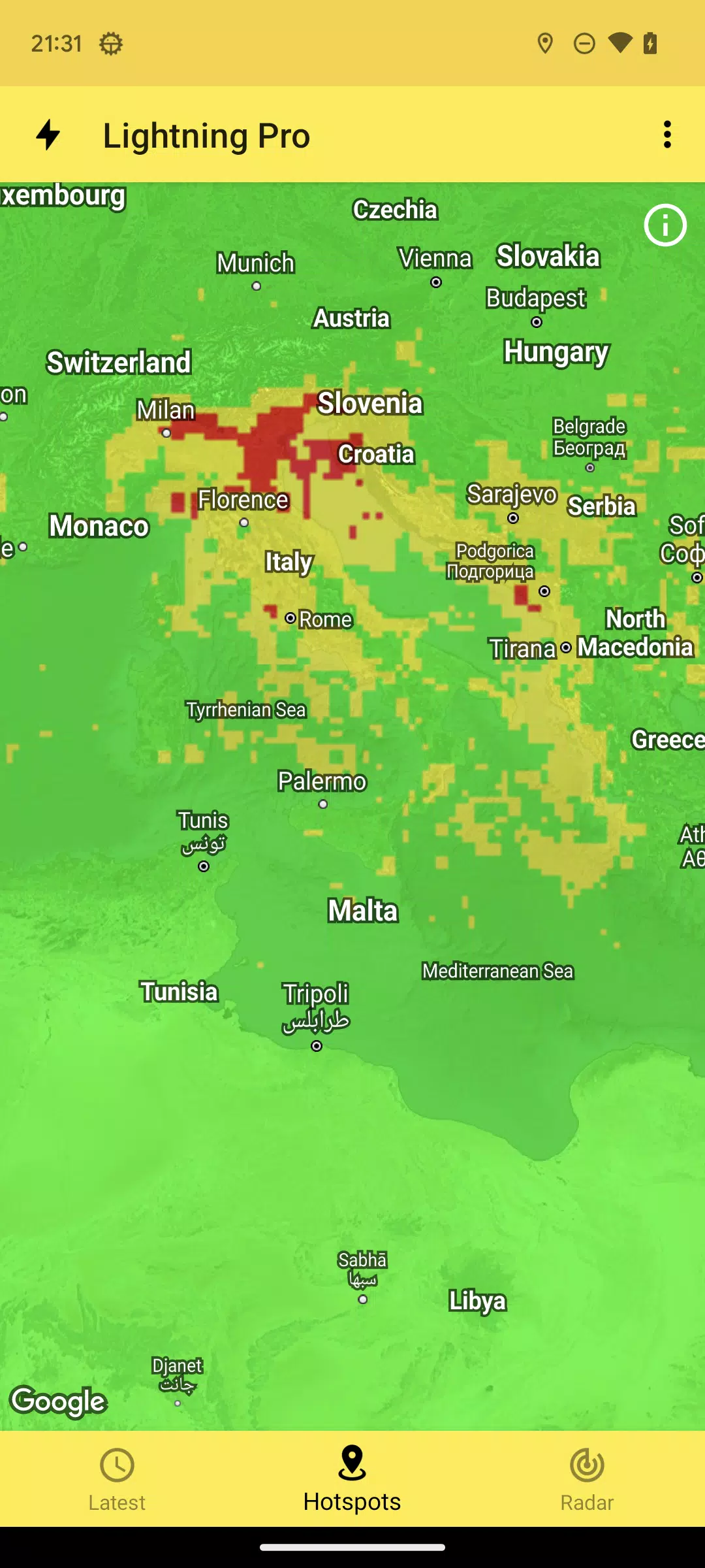 My Lightning Tracker Скриншот 3