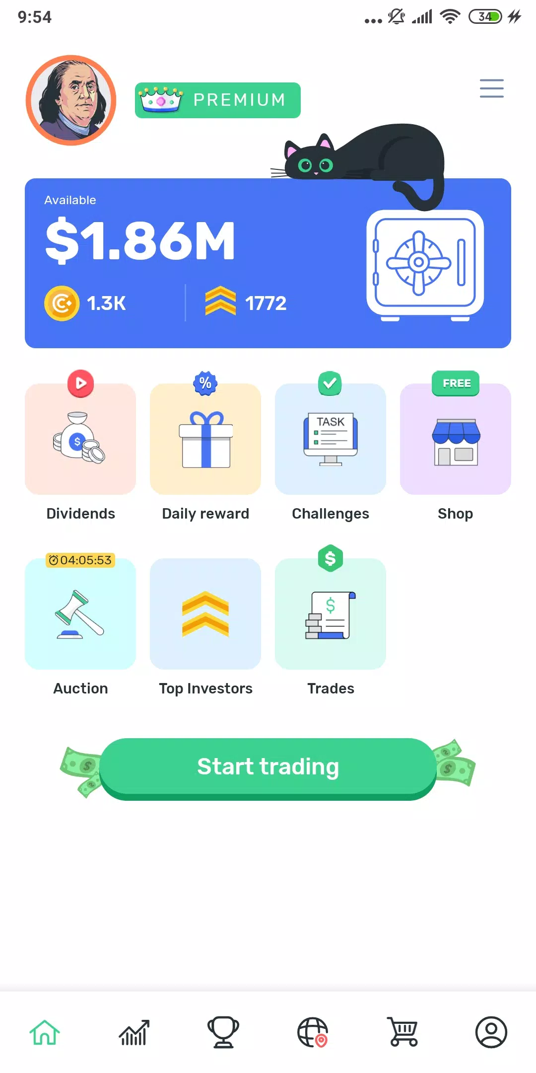 Cryptomania —Trading Simulator 螢幕截圖 0