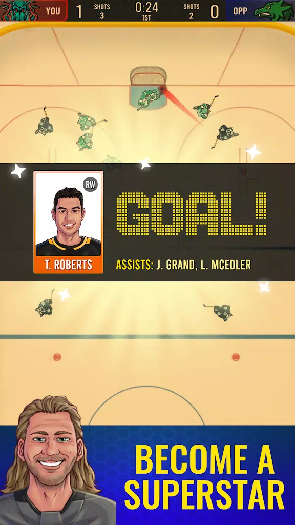 Superstar Hockey Captura de tela 2