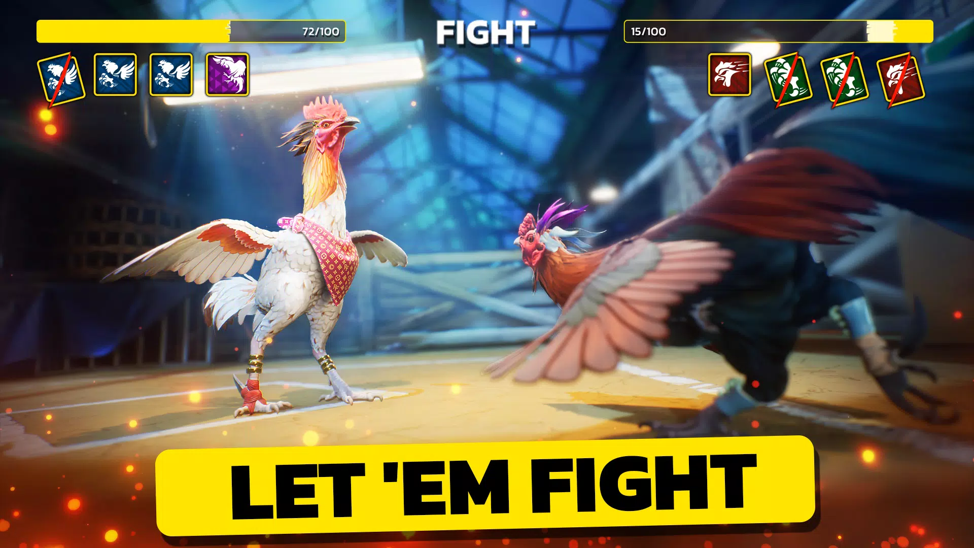 Rooster Fights 螢幕截圖 0